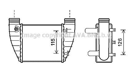 AVA QUALITY COOLING Интеркулер AI4345